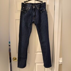 Levi's Dark Blue Straight Jeans